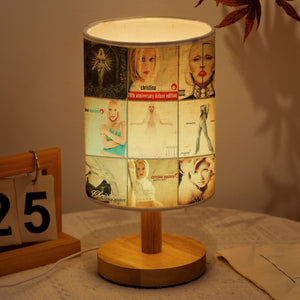 Christina Aguilera Album Collage Lamp Pop Diva Nostalgia Light for Music Lovers