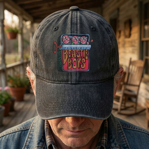 Beastie Boys Hello Nasty Graphic Denim Cap Retro Rock Music Fan Cap Gift For Dad (With Box)