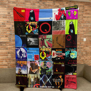 Queens of the Stone Age Sherpa Blanket A Retro Rock Tribute for Fans