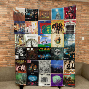 REO Speedwagon Sherpa Blanket A Warm Throwback to Rock’s Golden Moments