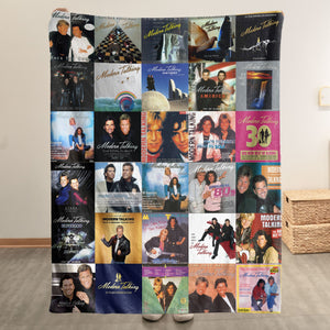 Modern Talking Sherpa Blanket A Euro-Disco Legend Tribute for True Fans