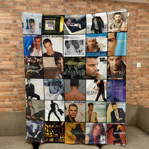 Ricky Martin Sherpa Blanket A Vibrant Pop Icon Tribute for True Fans