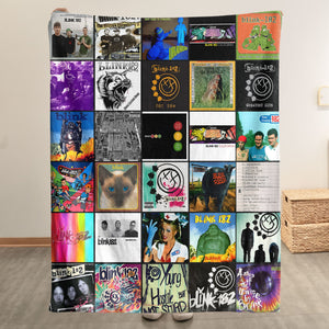 Blink-182 Sherpa Blanket Pop-Punk Comfort for True Fans