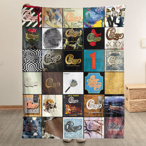 Chicago Sherpa Blanket A Timeless Tribute to Classic Rock Legends