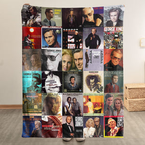George Jones Sherpa Blanket A Country Legend Remembered