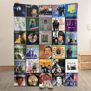 Frankie Valli & The Four Seasons Sherpa Blanket A Nostalgic Harmony for True Fans