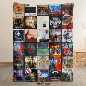 Lynyrd Skynyrd Sherpa Blanket A Southern Rock Legacy in Every Stitch