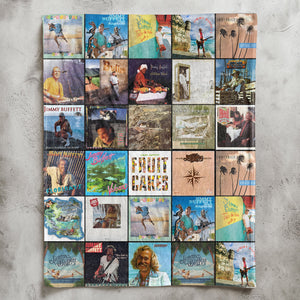 Jimmy Buffett Sherpa Blanket A Cozy Escape to Island Time