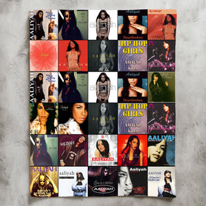 Aaliyah Sherpa Blanket A Timeless Tribute to the Princess of R&B