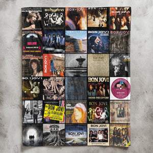 Bon Jovi Sherpa Blanket A Warm Throwback to Rock Anthems That Never Faded