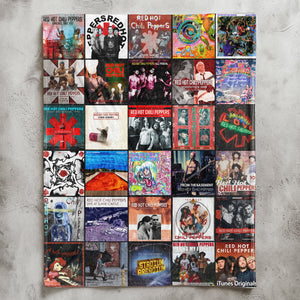 Red Hot Chili Peppers Sherpa Blanket A Colorful Tribute to Funk-Rock Legends