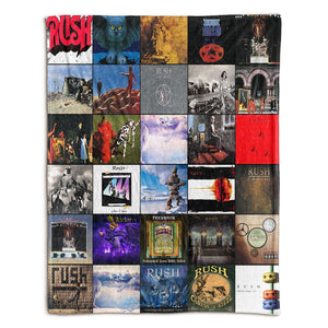 Rush Sherpa Blanket A Progressive Rock Tribute in Ultimate Comfort