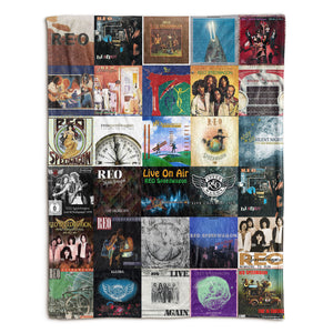 REO Speedwagon Sherpa Blanket A Warm Throwback to Rock’s Golden Moments