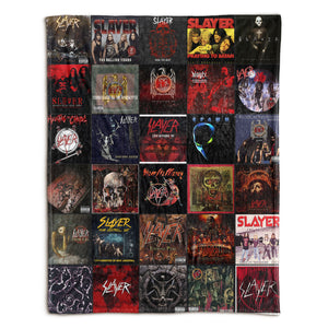 Slayer Sherpa Blanket A Fierce Tribute to Metal Legends