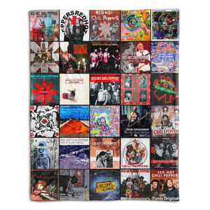 Red Hot Chili Peppers Sherpa Blanket A Colorful Tribute to Funk-Rock Legends