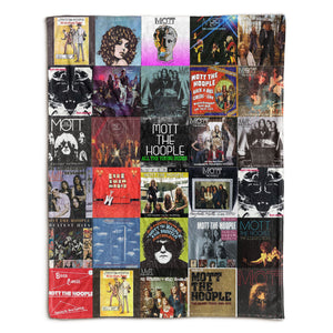 Mott the Hoople Sherpa Blanket A Nostalgic Tribute for True Rock Lovers