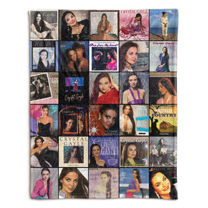 Crystal Gayle Sherpa Blanket A Classic Country Legend Tribute for Cozy Nights