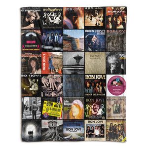 Bon Jovi Sherpa Blanket A Warm Throwback to Rock Anthems That Never Faded