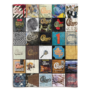 Chicago Sherpa Blanket A Timeless Tribute to Classic Rock Legends