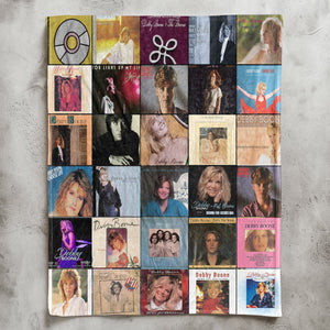 Debby Boone Sherpa Blanket Classic Album Cover Collage Gift for Timeless Music Fans