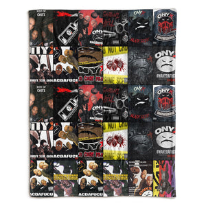 Onyx Sherpa Blanket A Gritty, Old-School Hip-Hop Tribute for Real Fans
