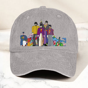 The Beatles Denim Dad Cap Sgt. Pepper’s Lonely Hearts Club Band Design (With BOX)