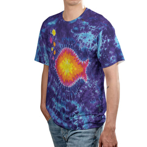 Phish Band Festival Tie Dye Shirt Graphic T-Shirt Rock Music Trippy Graphic Unisex Tee