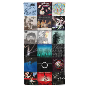 The Smashing Pumpkins Beach Towel Album Cover Collage Classic Rock Towel