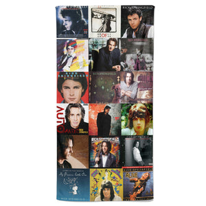 Rick Springfield Beach Towel Album Cover Collage Classic Rock Towel