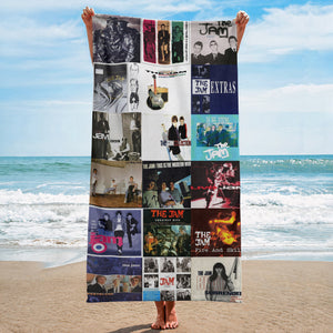 The Jam Beach Towel Album Cover Collage Classic Rock Towel