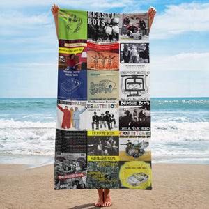 Beastie Boys Beach Towel Album Cover Collage Hip-Hop Towel