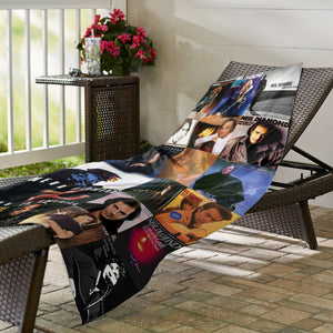 Neil Diamond Beach Towel Album Cover Collage Pop Rock Towel