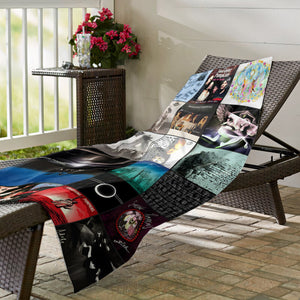 The Smashing Pumpkins Beach Towel Album Cover Collage Classic Rock Towel