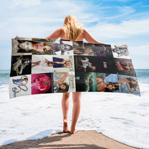 Beyoncé Beach Towel Album Cover Collage Pop Star Towel