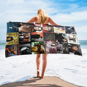 Rick Springfield Beach Towel Album Cover Collage Classic Rock Towel