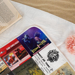 Stone Temple Pilots Beach Towel Album Cover Collage Classic Rock Towel