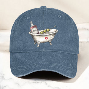 Phish Bath Tub Gin Denim Cap Retro Music Fan Merch Cap Gift For Dad (With Box)