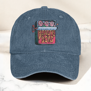 Beastie Boys Hello Nasty Graphic Denim Cap Retro Rock Music Fan Cap Gift For Dad (With Box)
