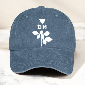 Depeche Mode Rose Denim Cap Retro Depeche Mode Tribute Merch Dad Hat (With Box)