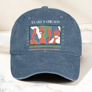 Talking Head Artwork Denim Cap Retro Talking Head Tribute Merch Dad Hat (With Box)