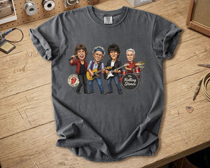 The Rolling Stones Comfort Colors Tee Mick Jagger Keith Richards Band Members Tribute Classic Rock Shirt