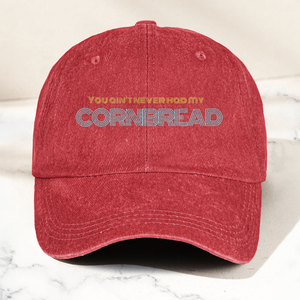 Dave Matthews Band Cornbread Lyrics Denim Cap Retro Music Cap Gift For Dad (With Box)