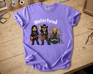 Motörhead Comfort Colors Tee Lemmy Kilmister Band Members Tribute Classic Rock Shirt