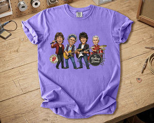 The Rolling Stones Comfort Colors Tee Mick Jagger Keith Richards Band Members Tribute Classic Rock Shirt