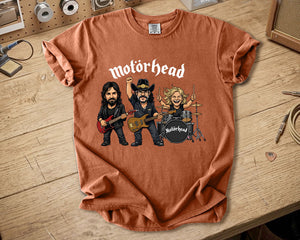 Motörhead Comfort Colors Tee Lemmy Kilmister Band Members Tribute Classic Rock Shirt