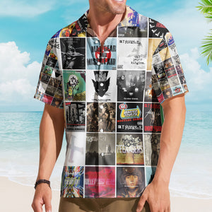 My Chemical Romance Hawaiian Shirt – Iconic Album Collage Emo Rock Style
