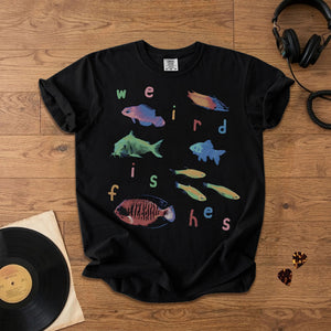 Weird Fishes Radiohead Comfort Tee Space & Retro Rock Inspired Graphic Shirt