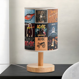 AC/DC Album Covers Fabric Lamp Classic Rock Band Lighting Décor, Perfect Gift for Hard Rock Fans & Collectors