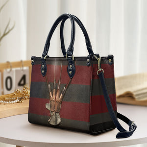 Nightmare Claw Leather Handbag Horror Inspired Tote