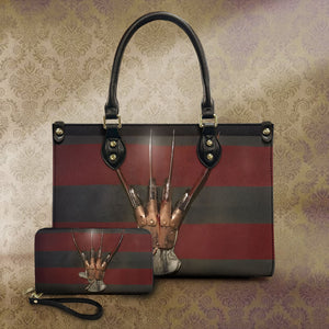 Nightmare Claw Leather Handbag Horror Inspired Tote